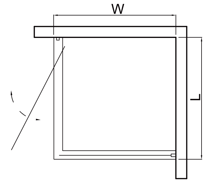 Дверь поворота